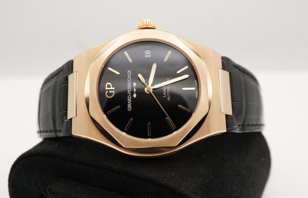 Girard Perregaux LAUREATO 18K ROSE GOLD ONYX DIAL 42MM 2022 FULL SET - Image 10