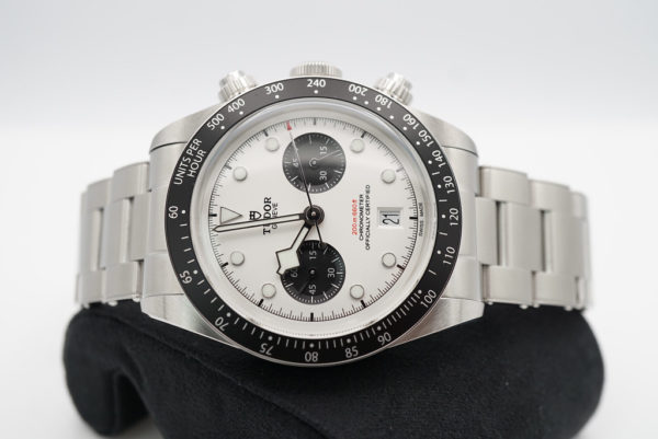 BRAND NEW Tudor 79360N BLACK BAY CHRONOGRAPH WHITE PANDA DIAL BRACELET 2022 FULL SET - Image 10
