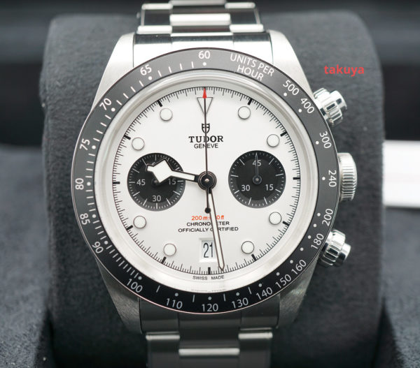BRAND NEW Tudor 79360N BLACK BAY CHRONOGRAPH WHITE PANDA DIAL BRACELET 2022 FULL SET