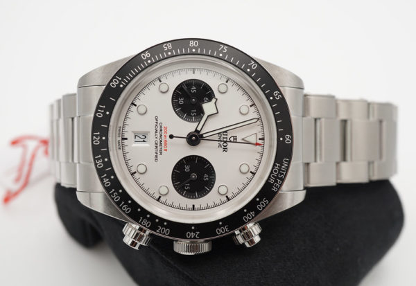 BRAND NEW Tudor 79360N BLACK BAY CHRONOGRAPH WHITE PANDA DIAL BRACELET 2022 FULL SET - Image 9