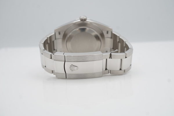 Rolex 126300 DATEJUST 41 BLUE STICK DIAL OYSTER BAND 2022 COMPLETE SET - Image 7
