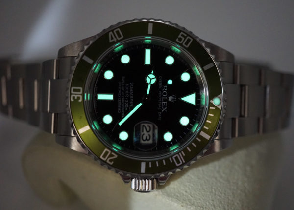 Rolex 16610LV SUBMARINER LIME GREEN BEZEL 50th ANNIVERSARY V SERIAL BOXES PAPERS - Image 12