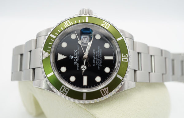 Rolex 16610LV SUBMARINER LIME GREEN BEZEL 50th ANNIVERSARY V SERIAL BOXES PAPERS - Image 11