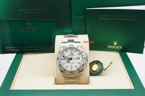 BRAND NEW Rolex 226570 EXPLORER 2 POLAR WHITE DIAL NEW MODEL 2022 FULL SET - Image 2