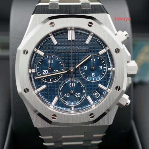 BRAND NEW Audemars PIGUET ROYAL OAK CHRONOGRAPH 50TH ANNIVESARY 26240ST BLUE DIAL 2022 FULL SET