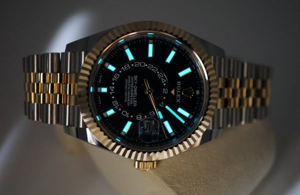 MINT Rolex 326933 SKY-DWELLER 18K YG STEEL BLACK DIAL JUBILEE 2022 COMPLETE SET - Image 11