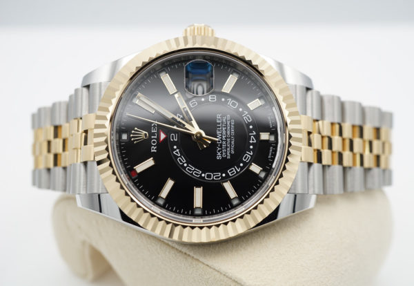 MINT Rolex 326933 SKY-DWELLER 18K YG STEEL BLACK DIAL JUBILEE 2022 COMPLETE SET - Image 10