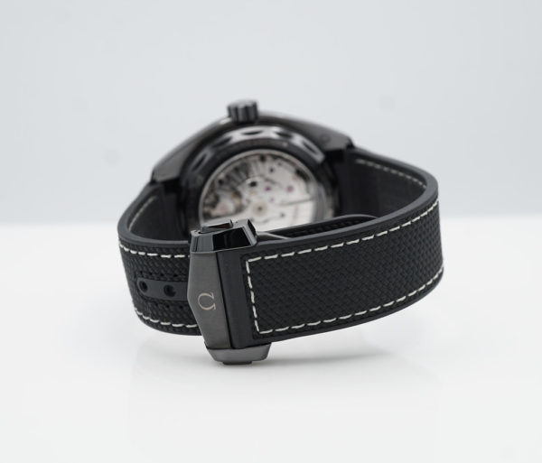 Omega SEAMASTER PLANET OCEAN DEEP BLACK GMT 600M CERAMIC 2021 COMPLETE SET - Image 5