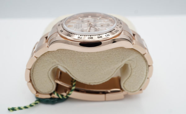 BRAND NEW Rolex 116505 DAYTONA ROSE GOLD SUNDUST BAGUETTE DIAMONDS DIAL 2022 FULL SET - Image 4