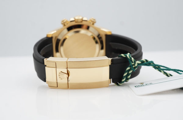 Rolex 116518LN DAYTONA YELLOW GOLD PAUL NEWMAN DIAL OYSTERFLEX 2021 FULL SET - Image 5