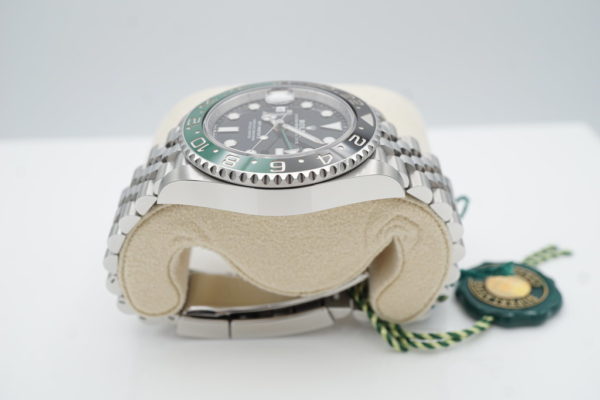 BRAND NEW Rolex 126720VTNR GMT MASTER II LEFTY BLACK GREEN SPRITE JUBILEE BAND 2022 FULL SET - Image 4