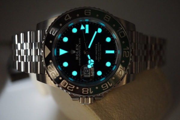 BRAND NEW Rolex 126720VTNR GMT MASTER II LEFTY BLACK GREEN SPRITE JUBILEE BAND 2022 FULL SET - Image 11