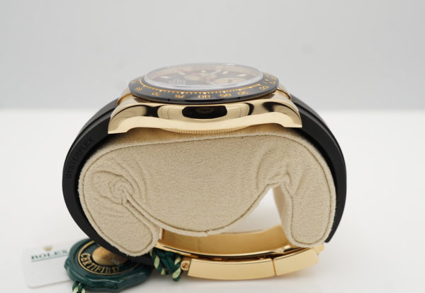 Rolex 116518LN DAYTONA YELLOW GOLD PAUL NEWMAN DIAL OYSTERFLEX 2021 FULL SET - Image 4