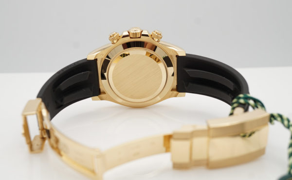 Rolex 116518LN DAYTONA YELLOW GOLD PAUL NEWMAN DIAL OYSTERFLEX 2021 FULL SET - Image 6