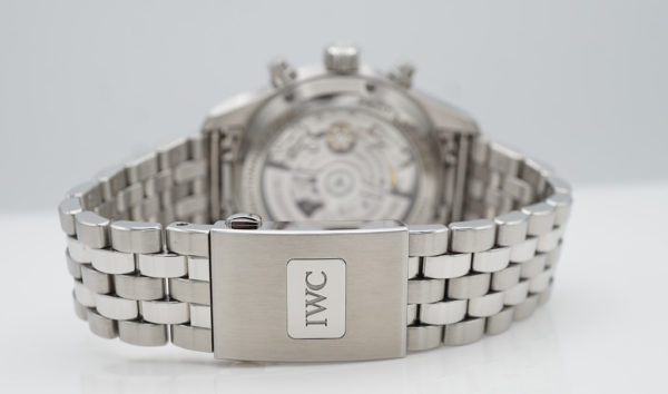MINT Iwc PILOT WATCH CHRONOGRAPH BLUE DIAL BRACELET IW388102 2022 FULL SET - Image 7