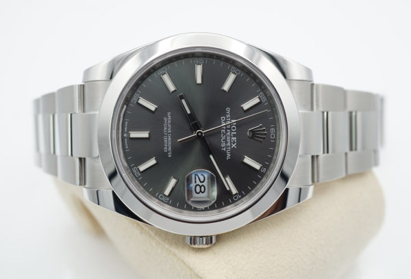 Rolex 126300 DATEJUST 41 SLATE STICK DIAL OYSTER BAND 2020 COMPLETE SET - Image 9