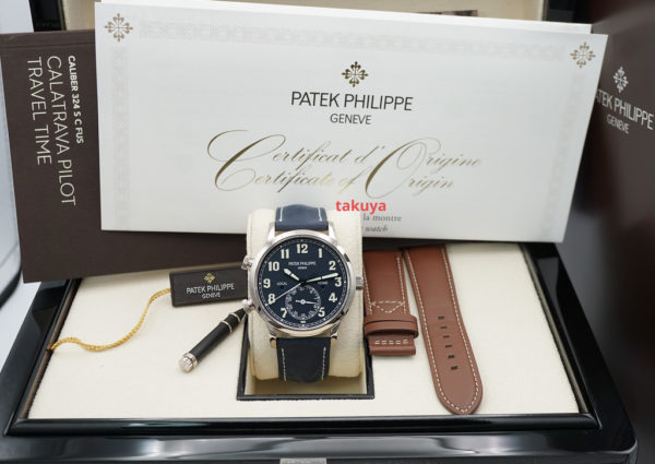 Patek PHILIPPE 5524G CALATRAVA PILOT TRAVEL TIME WHITE GOLD 2021 COMPLETE SET - Image 2