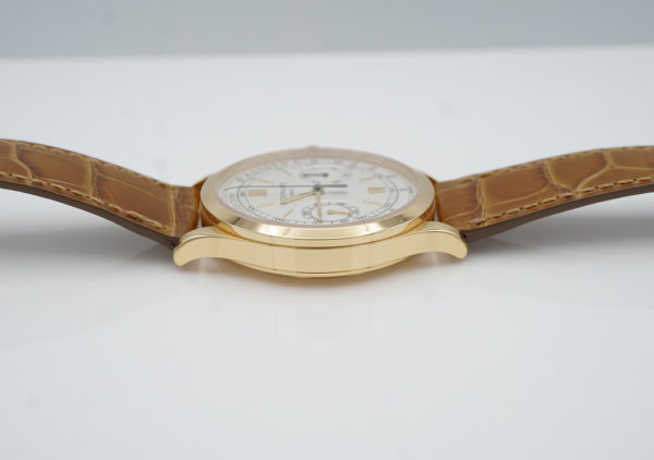Patek PHILIPPE 5170J CHRONOGRAPH YELLOW GOLD OPALINE WHITE DIAL 2021 FULL SET - Image 4