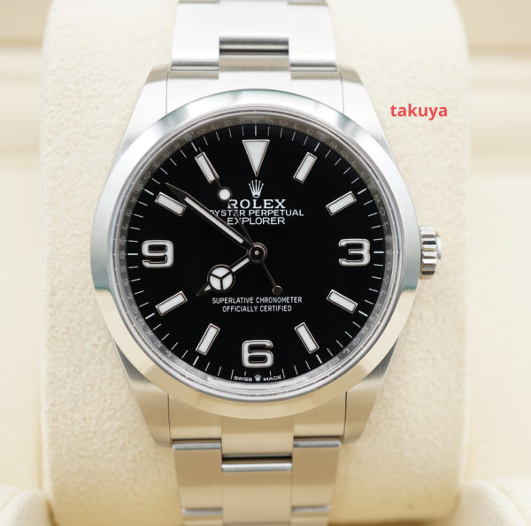 Rolex 124270 EXPLORER I FULL LUME DIAL 36MM NEW MODEL 2022 COMPLETE SET