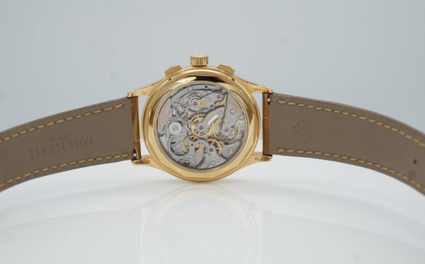 Patek PHILIPPE 5170J CHRONOGRAPH YELLOW GOLD OPALINE WHITE DIAL 2021 FULL SET - Image 7
