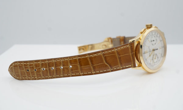 Patek PHILIPPE 5170J CHRONOGRAPH YELLOW GOLD OPALINE WHITE DIAL 2021 FULL SET - Image 6