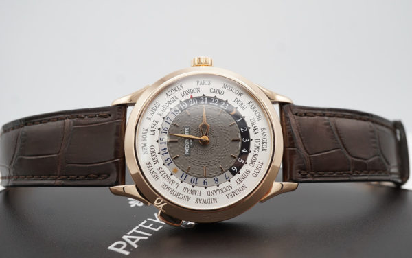 Patek PHILIPPE 5230R COMPLICATIONS WORLD TIME 18K ROSE GOLD GRAY DIAL FULL SET - Image 9