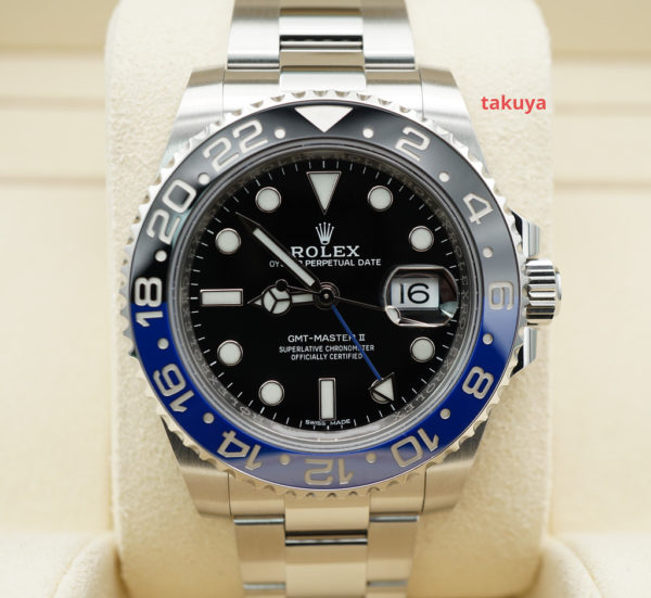 Rolex 116710BLNR GMT MASTER 2 BLACK BLUE BEZEL BATMAN 2020 WARRANTY FULL SET