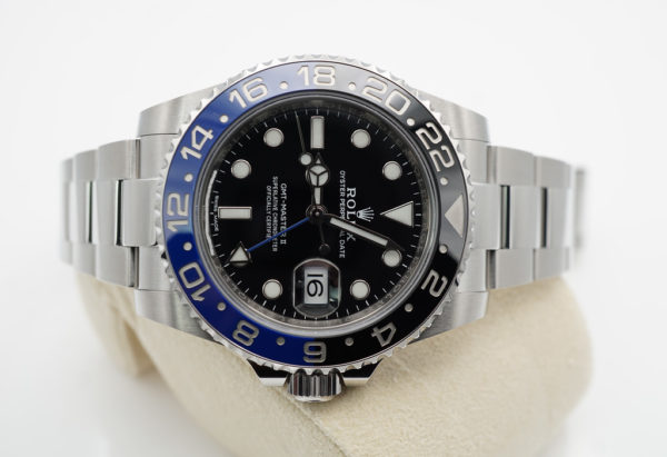 Rolex 116710BLNR GMT MASTER 2 BLACK BLUE BEZEL BATMAN 2020 WARRANTY FULL SET - Image 9