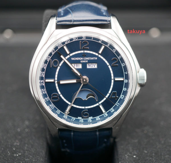 Vacheron CONSTANTIN FIFTYSIX COMPLETE CALENDAR BLUE DIAL 40MM 2021 BOXES PAPERS