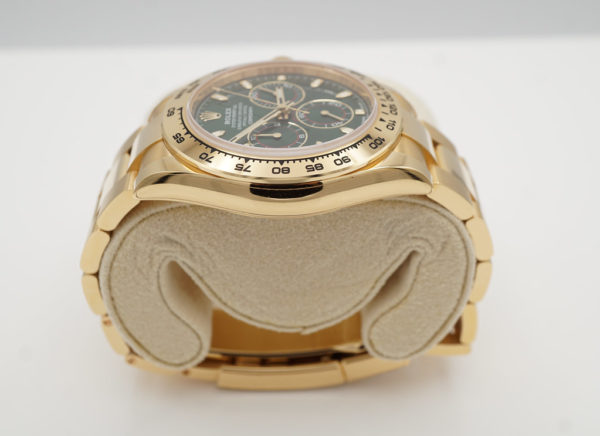 Rolex 116508 DAYTONA YELLOW GOLD GREEN DIAL JOHN MAYER 2021 WARRANTY FULL SET - Image 4