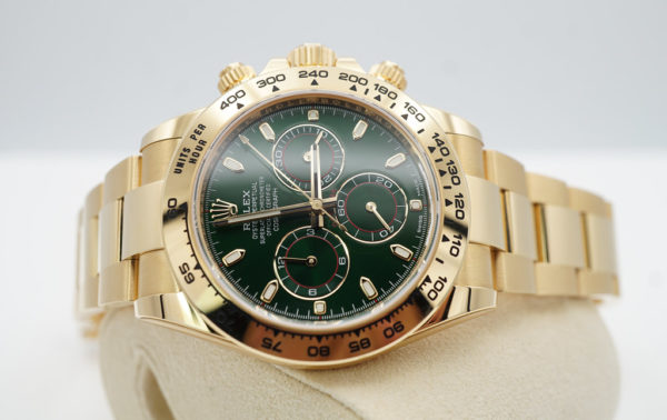 Rolex 116508 DAYTONA YELLOW GOLD GREEN DIAL JOHN MAYER 2021 WARRANTY FULL SET - Image 10