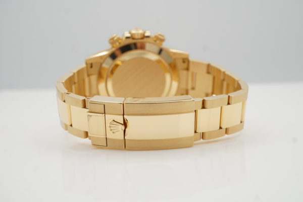 Rolex 116508 DAYTONA 18K YELLOW GOLD PAUL NEWMAN DIAL 2021 WARRANTY FULL SET - Image 7