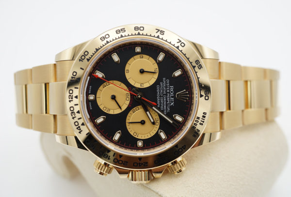 Rolex 116508 DAYTONA 18K YELLOW GOLD PAUL NEWMAN DIAL 2021 WARRANTY FULL SET - Image 9