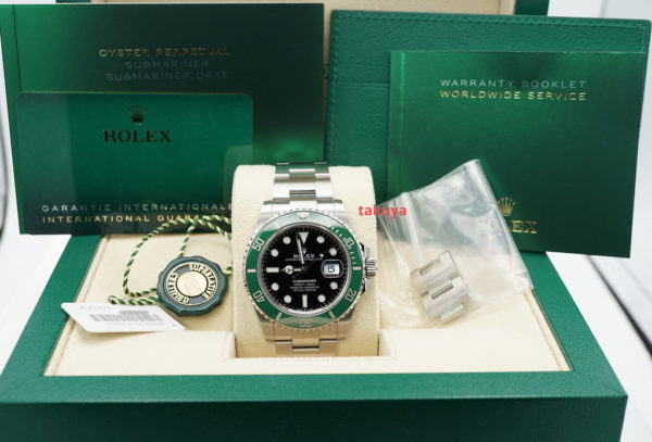 Rolex 126610LV SUBMARINER GREEN BEZEL STARBUCKS 41MM 2022 WARRANTY FULL SET - Image 2