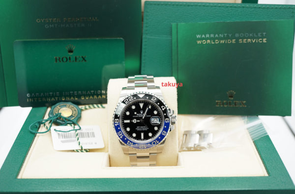 Rolex 126710BLNR GMT MASTER II BLACK BLUE BEZEL NEW MODEL 2021 FULL SET - Image 2
