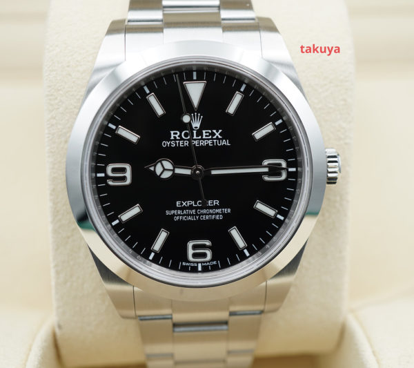 Rolex 214270 EXPLORER I FULL LUME DIAL 39MM DISCONTINUED 2022 FULL SET
