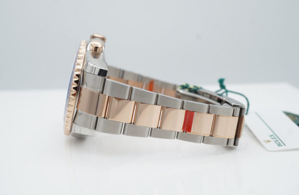 NEW Rolex 116681 YACHTMASTER 2 ROSE GOLD STEEL NEWER DIAL 2021 STICKERS FULL SET - Image 5