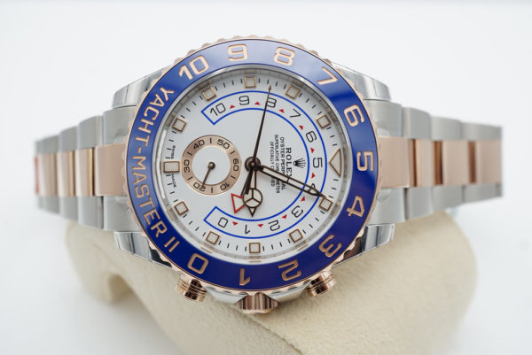 NEW Rolex 116681 YACHTMASTER 2 ROSE GOLD STEEL NEWER DIAL 2021 STICKERS FULL SET - Image 9