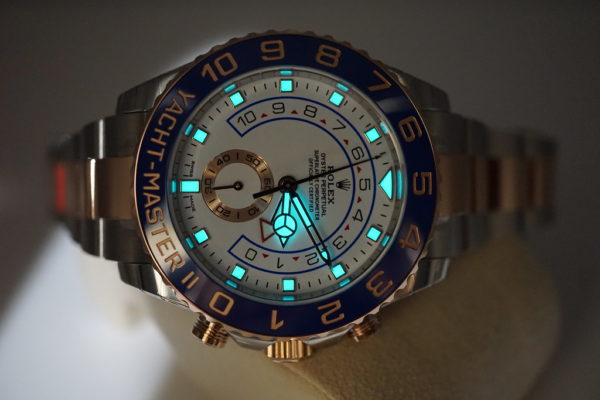 NEW Rolex 116681 YACHTMASTER 2 ROSE GOLD STEEL NEWER DIAL 2021 STICKERS FULL SET - Image 11