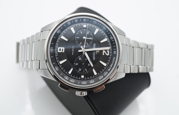 MINT Jaeger-LeCoultre POLARIS CHRONOGRAPH BLACK DIAL BRACELET 2022 COMPLETE SET - Image 9