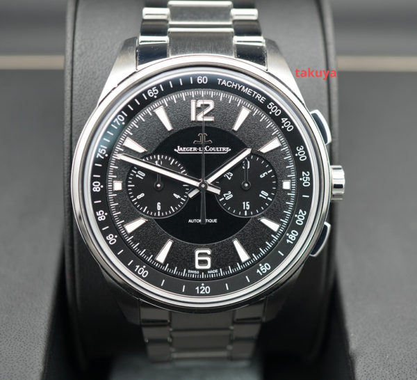 MINT Jaeger-LeCoultre POLARIS CHRONOGRAPH BLACK DIAL BRACELET 2022 COMPLETE SET