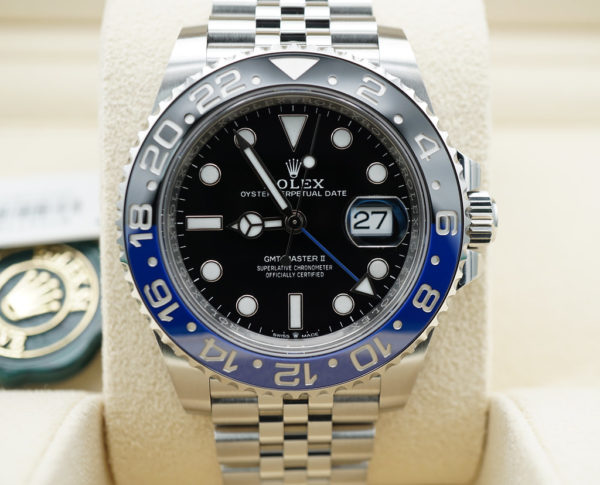 BRAND NEW Rolex 126710BLNR GMT MASTER II BLACK BLUE BEZEL JUBILEE BAND 2022 FULL SET