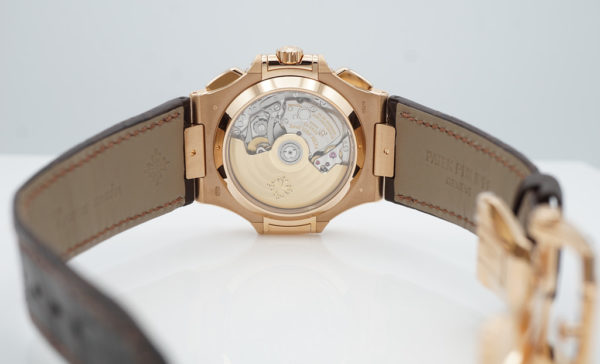 BRAND NEW Patek PHILIPPE 5980R NAUTILUS CHRONOGRAPH DATE ROSE GOLD 2022 COMPLETE SET - Image 8