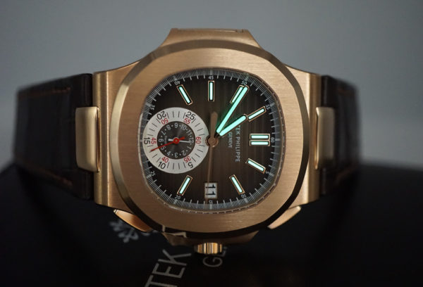 BRAND NEW Patek PHILIPPE 5980R NAUTILUS CHRONOGRAPH DATE ROSE GOLD 2022 COMPLETE SET - Image 11