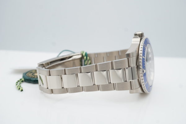 NEW Rolex 126619LB SUBMARINER 41 18K WHITE GOLD BLUE BEZEL COMPLETE SET - Image 6