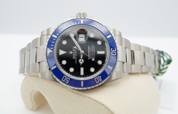 NEW Rolex 126619LB SUBMARINER 41 18K WHITE GOLD BLUE BEZEL COMPLETE SET - Image 10