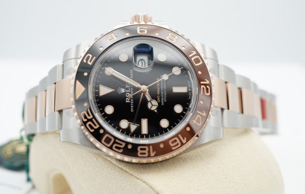NEW Rolex 126711CHNR GMT MASTER 2 ROSE GOLD STEEL ROOTBEER STICKERS FULL SET - Image 10