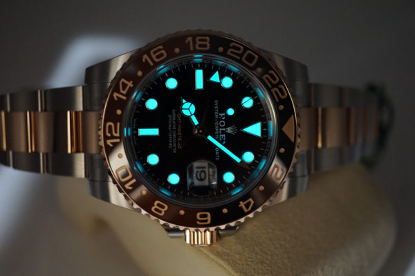 NEW Rolex 126711CHNR GMT MASTER 2 ROSE GOLD STEEL ROOTBEER STICKERS FULL SET - Image 11