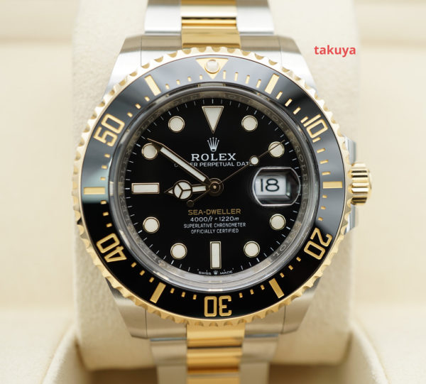 :Rolex 126603 SEA-DWELLER 18K YELLOW GOLD STEEL 43MM 2020 WARRANTY FULL SET