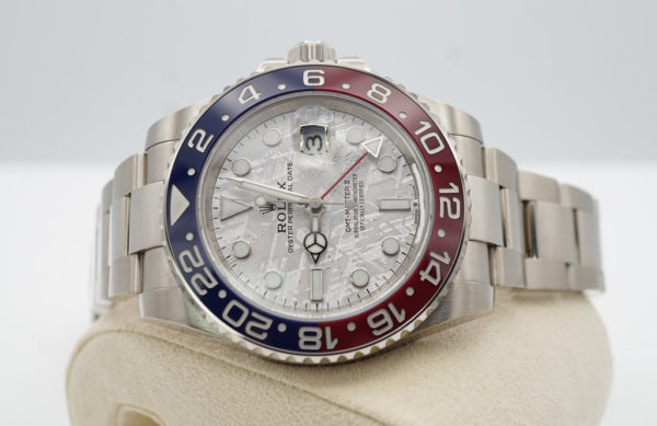 Rolex 126719BLRO GMT MASTER II WHITE GOLD PEPSI METEORITE DIAL 2022 FULL SET - Image 10